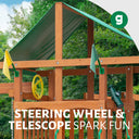 Outing Swing Set - Vinyl Canopy w/ Treehouse