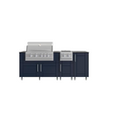 WeatherStrong Abaco 7 Ft Kitchen with Side Burner