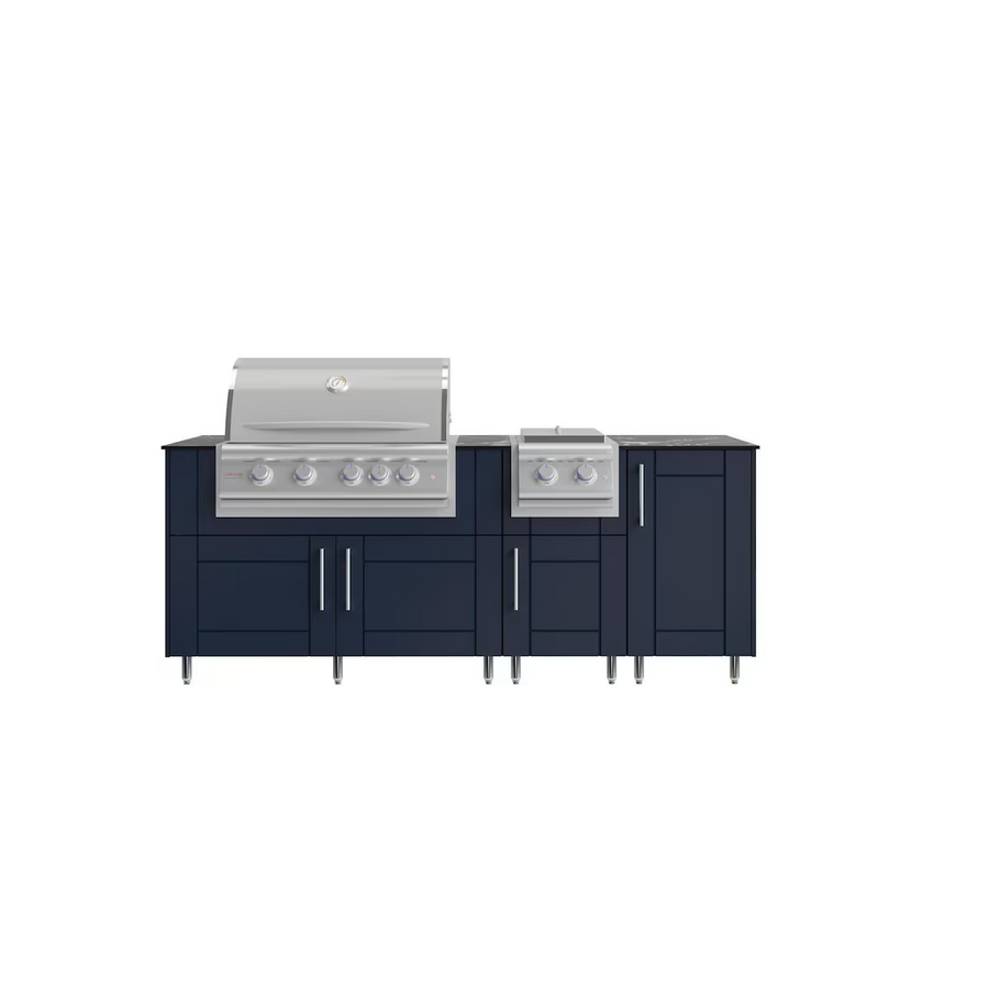WeatherStrong Abaco 7 Ft Kitchen with Side Burner