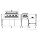 WeatherStrong Abaco 7 Ft Kitchen with Side Burner