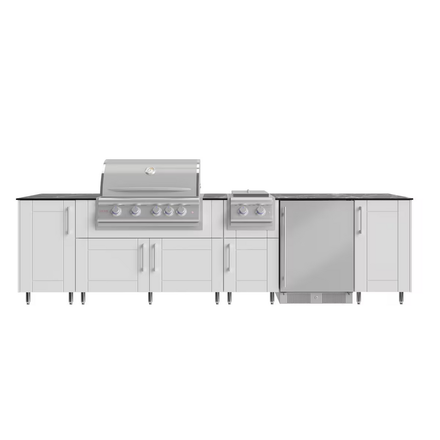 WeatherStrong Nassau 10 1/2 Ft Kitchen with Side Burner