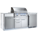 XO Designer 8 1/2 Ft Kitchen with Refrigerator