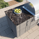 WeatherStrong Abaco 7 Ft Kitchen with Side Burner
