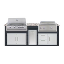 BBQGuys Signature 8 Ft Kitchen with Griddle