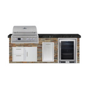 BBQGuys Signature 8 Ft Kitchen with Beverage Center