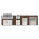 BBQGuys Signature 12 Ft Kitchen with 24-in Refrigerator