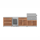 NewAge Classic 10 1/2 Ft Kitchen with Glass Door Refrigerator