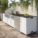 WeatherStrong Nassau 10 1/2 Ft Kitchen with Side Burner