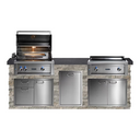 BBQGuys Signature 8 Ft Luxury Kitchen with Lynx Asado