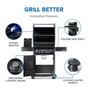 Napoleon Rogue 425 3-Burner Grill with Side Burner