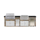 BBQGuys Signature 10 Ft Stone Kitchen with Griddle