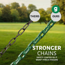Outing Swing Set - Vinyl Canopy w/ Trapeze Arm