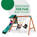 Basic Swing Set with Slide