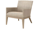 Ebel Siena wicker outdoor lounge chair in barley wicker with flax cushions