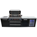 Mont Alpi Black Series 10 Ft Kitchen with Refrigerator