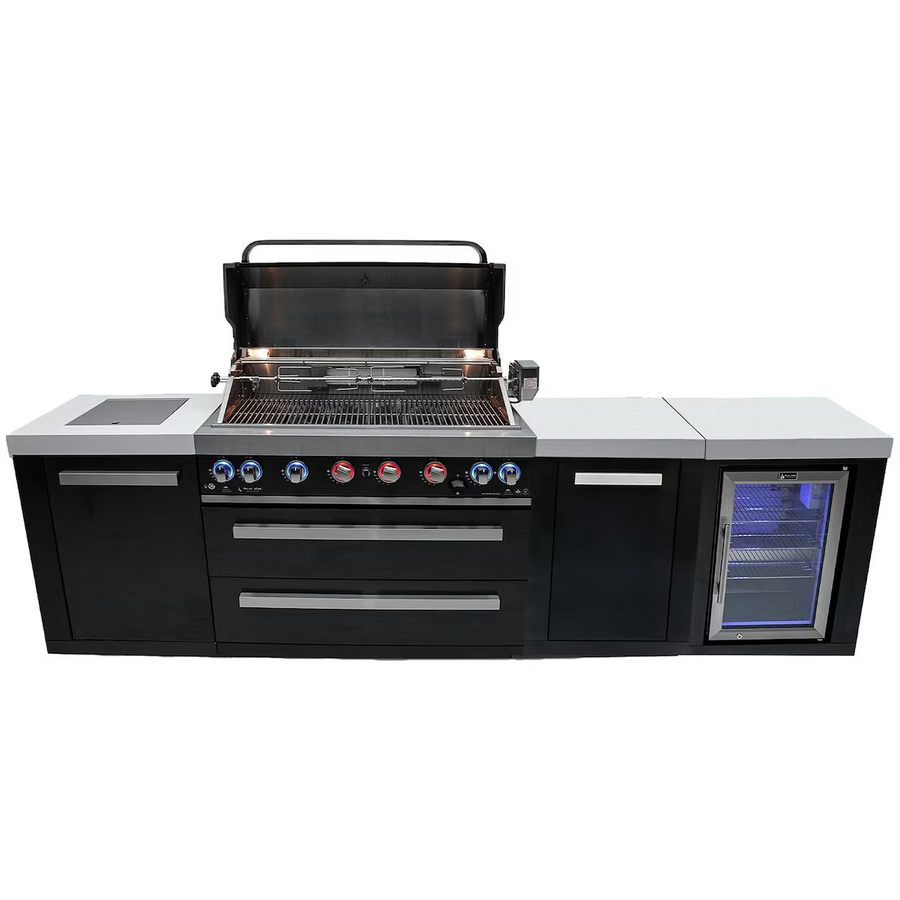 Mont Alpi Black Series 10 Ft Kitchen with Refrigerator
