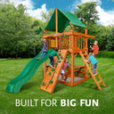 Chateau Tower Swing Set - Vinyl Canopy