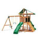 Outing Swing Set - Vinyl Canopy w/ Tube Slide