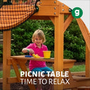 Treasure Trove II Swing Set - Treehouse Roof