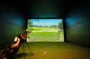 Indoor golf simulator