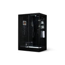 Maya Bath Anzio Steam Shower - Black - Left