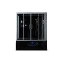 Maya Bath Catania Steam Shower - Black - Left