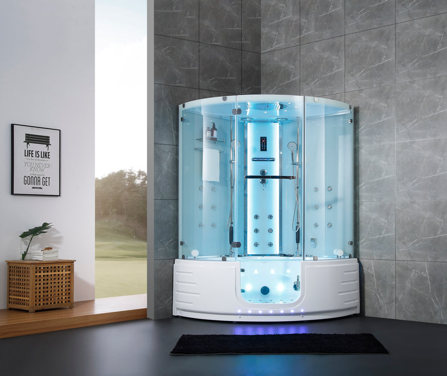 Maya Bath Comfort Steam Shower - Gray