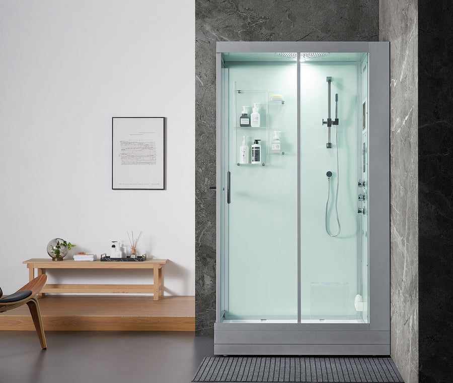 Maya Bath Lucca Steam Shower - White - product detail