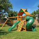 Mountaineer Swing Set - Wood Roof