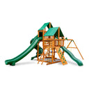 Great Skye II Swing Set w/ Deluxe Green Vinyl Canopy