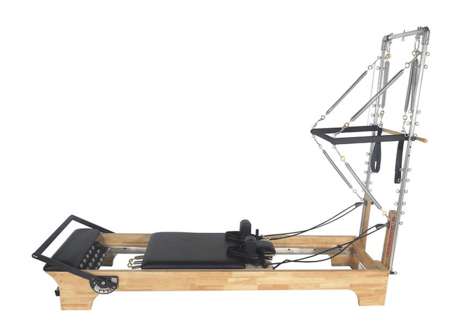 Eco Pilates Reformer with Tower full setup
