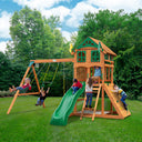 Outing Swing Set - Wood Roof w/ Treehouse Windows