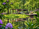 Renson Camargue Skye retractable louvered pergola