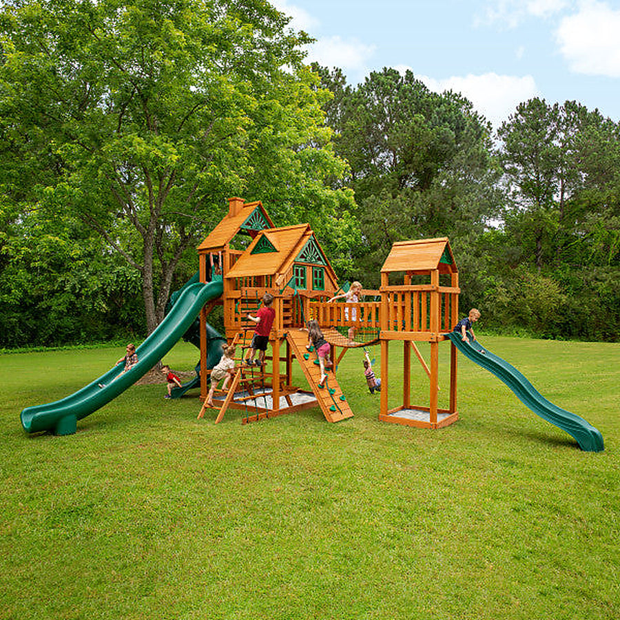Treasure Trove II Swing Set - Treehouse Roof
