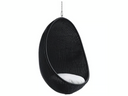 Sika Design Hanging Egg Chair — Black Alu-Rattan