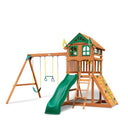 Outing Swing Set - Wood Roof w/ Treehouse Windows