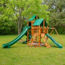 Great Skye II Swing Set w/ Deluxe Green Vinyl Canopy