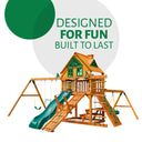 Frontier Swing Set - Wood Roof