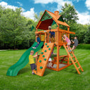 Chateau Tower Swing Set - Wood Roof
