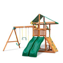 Outing w/ Dual Slides Swing Set - Vinyl Canopy Roof