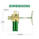 Double Down II Swing Set