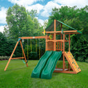 Outing w/ Dual Slides Swing Set - Vinyl Canopy Roof
