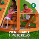 Pioneer Peak Swing Set -Treehouse