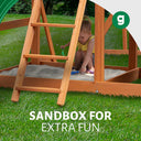 Outing Swing Set - Vinyl Canopy w/ Treehouse, view 5